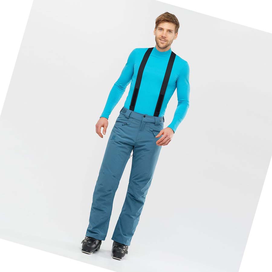 Pantalones De Esquí Salomon EDGE Hombre Azules | MX 3144CTV